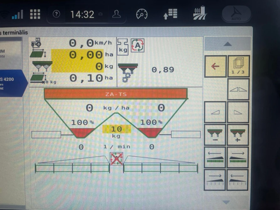 Amazone minerālmēslu kaisītājs